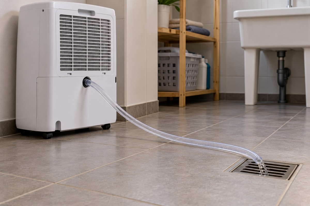 ¿Cómo poner el tubo de desagüe continuo al deshumidificador para olvidarte de vaciarlo?
