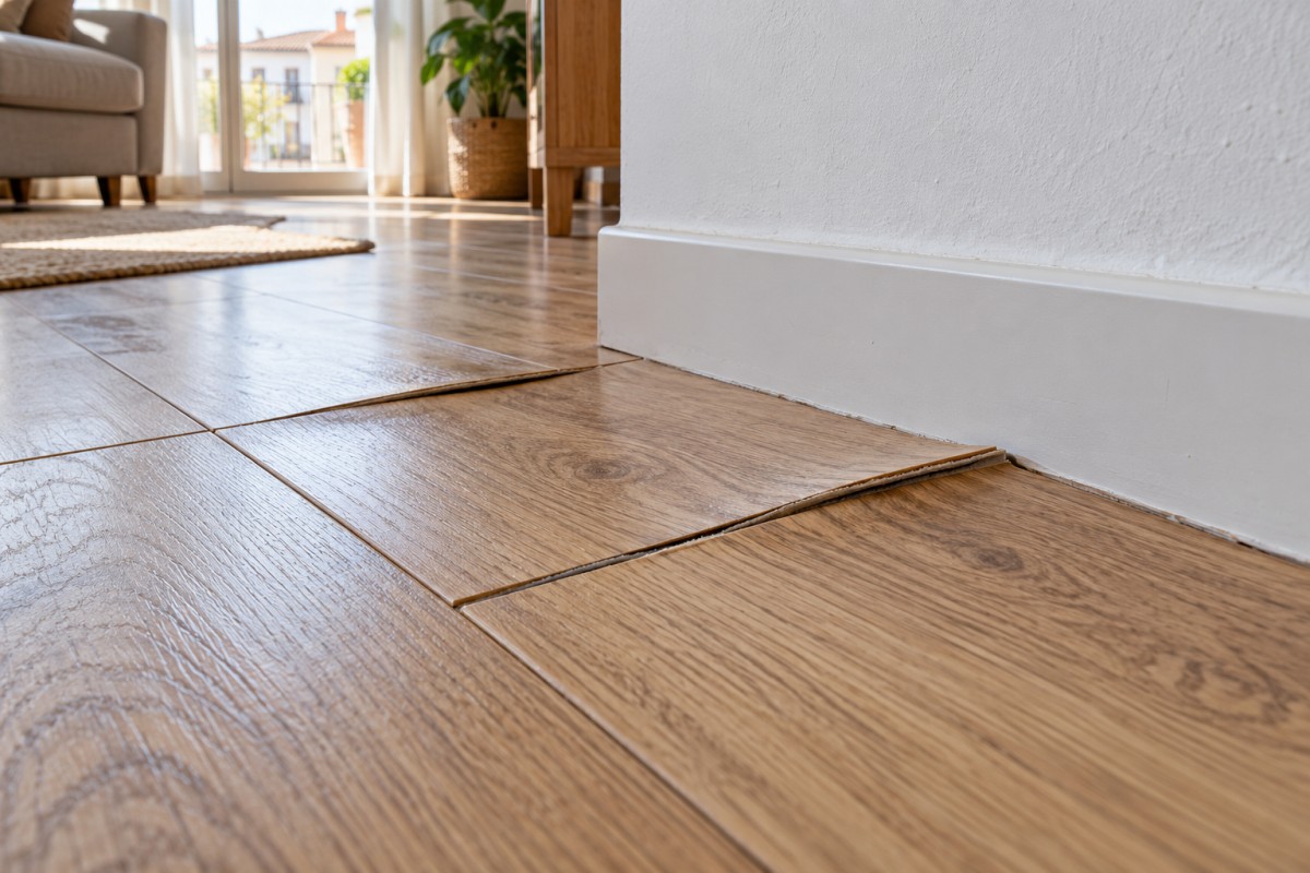 ¿Cómo evitar que el suelo laminado o el parquet se hinche por culpa de la humedad?